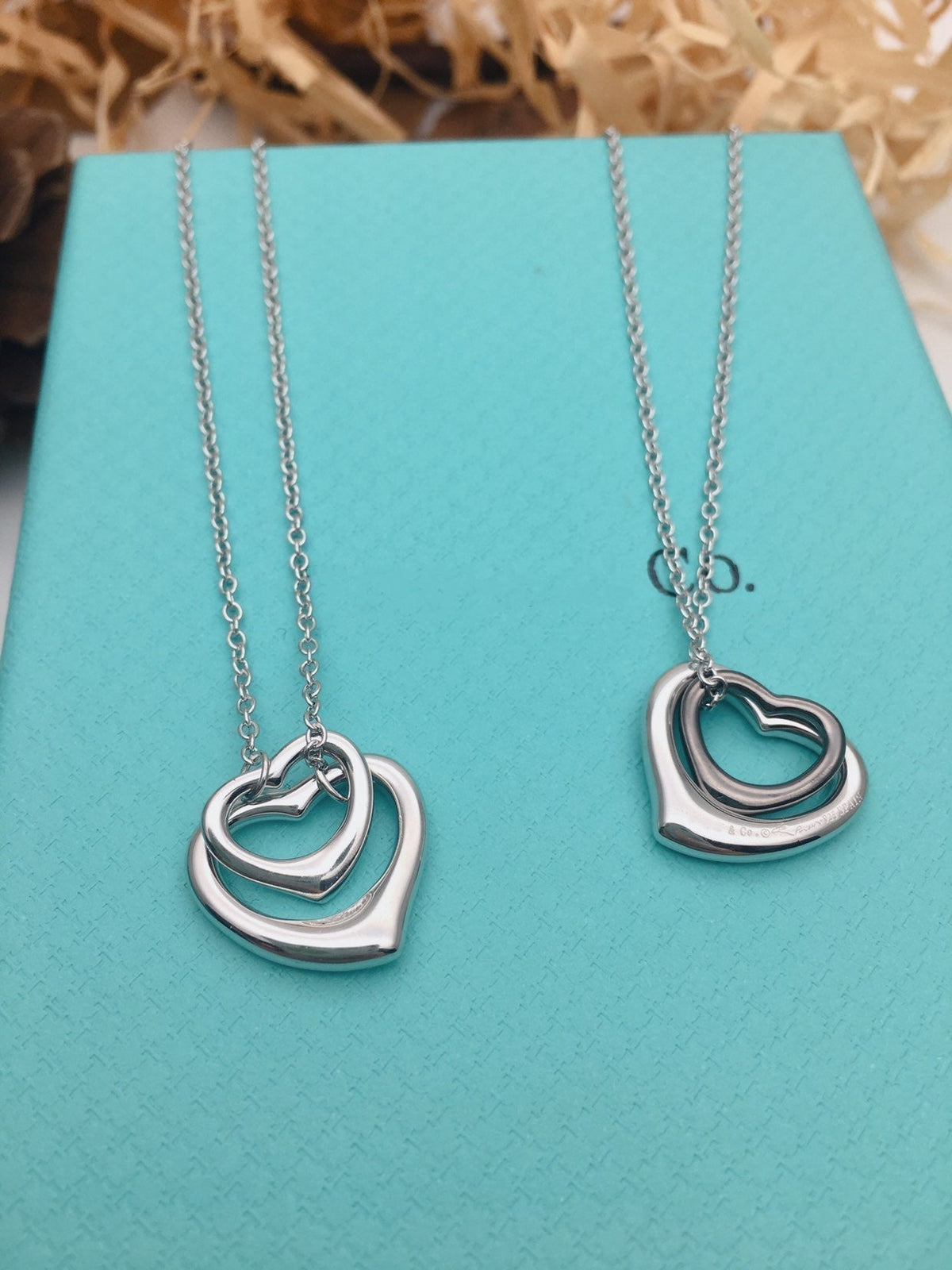 [Eterna Jewels]OPEN HEART SILVER NECKLACE