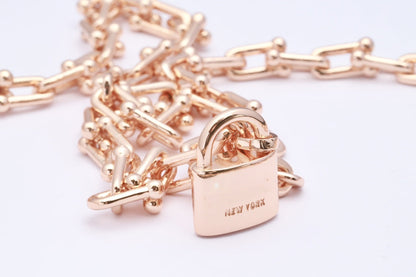 [Eterna Jewels]HARDWEAR PINK GOLD WRAP NECKLACE
