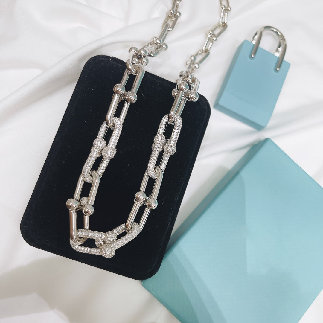 [Eterna Jewels]HARDWEAR NECKLACE DIAMOND PAVED