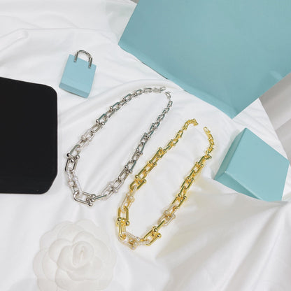 [Eterna Jewels]HARDWEAR NECKLACE DIAMOND PAVED