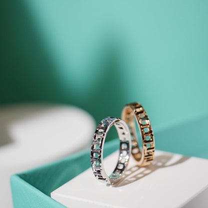 [Eterna Jewels]T TRUE 3.5MM PINK GOLD RING