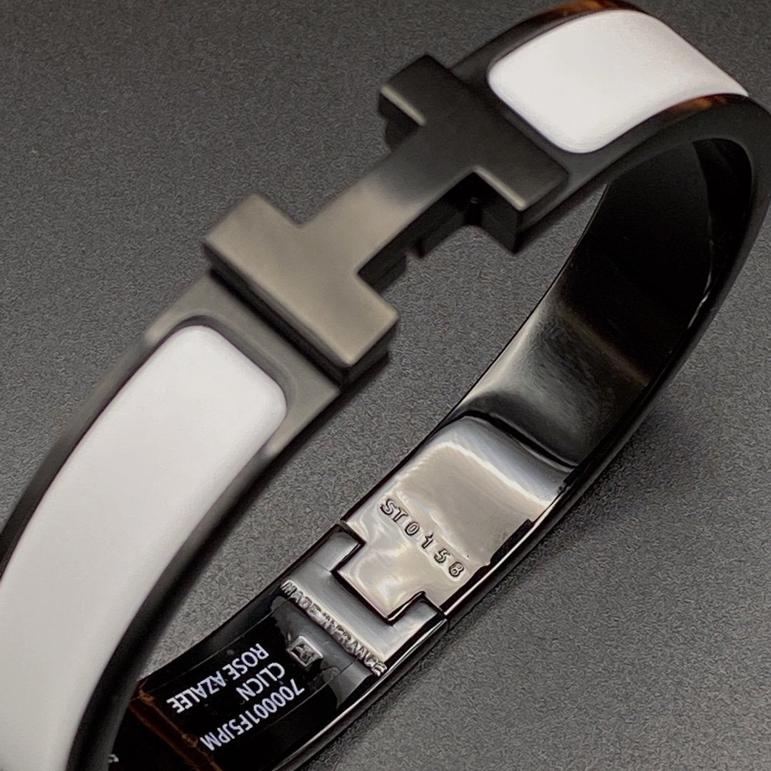 [Eterna Jewels]H BRACELET 12MM BLACK WHITE CERAMIC