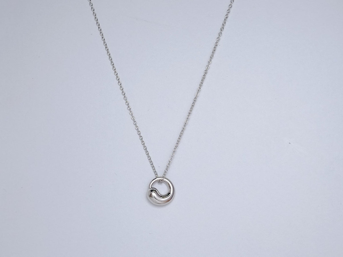 [Eterna Jewels]SNAIL PEDANT SILVER NECKLACE