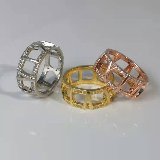 [Eterna Jewels]ATLAS LARGE OPEN DIAMOND RING