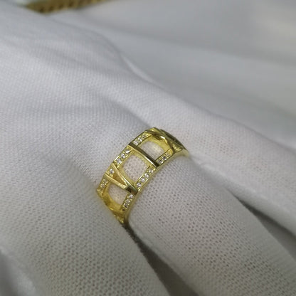 [Eterna Jewels]ATLAS LARGE OPEN DIAMOND RING