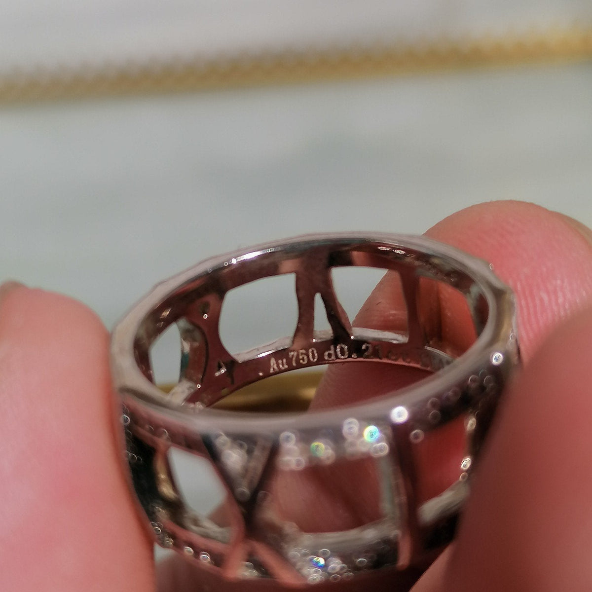 [Eterna Jewels]ATLAS LARGE OPEN DIAMOND RING