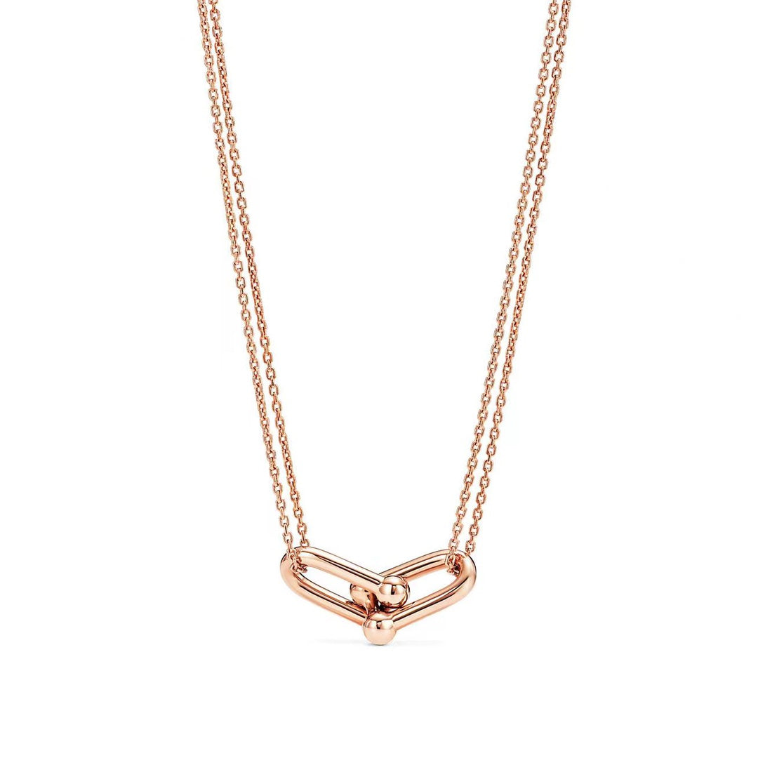 [Eterna Jewels]HARDWEAR GOLD DOUBLE LINK NECKLACE