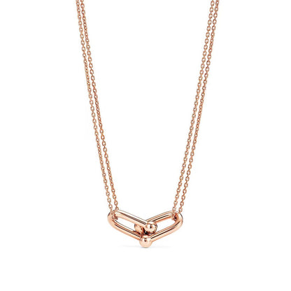 [Eterna Jewels]HARDWEAR GOLD DOUBLE LINK NECKLACE