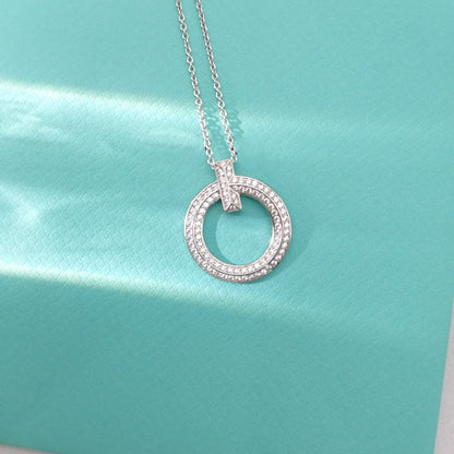 [Eterna Jewels]T WIRE PEDANT DIAMOND NECKLACE