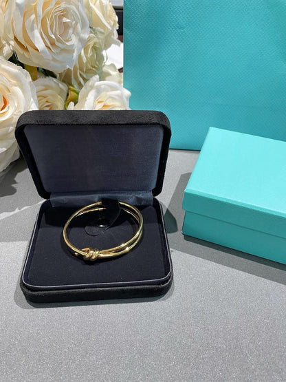 [Eterna Jewels]KNOT DOUBLE ROW GOLD BRACELET