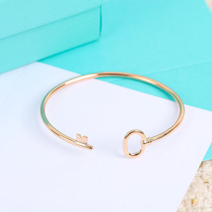 [Eterna Jewels]KEY WIRE OVAL BRACELET