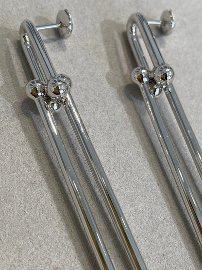 [Eterna Jewels]HARDWEAR DOUBLE LONG LINK EARRINGS