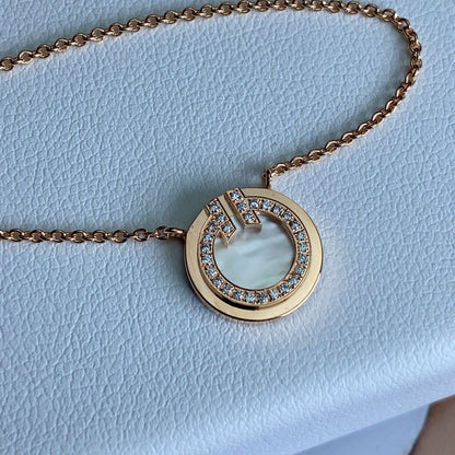 [Eterna Jewels]T DIAMOND CIRCLE PEDANT NECKLACE