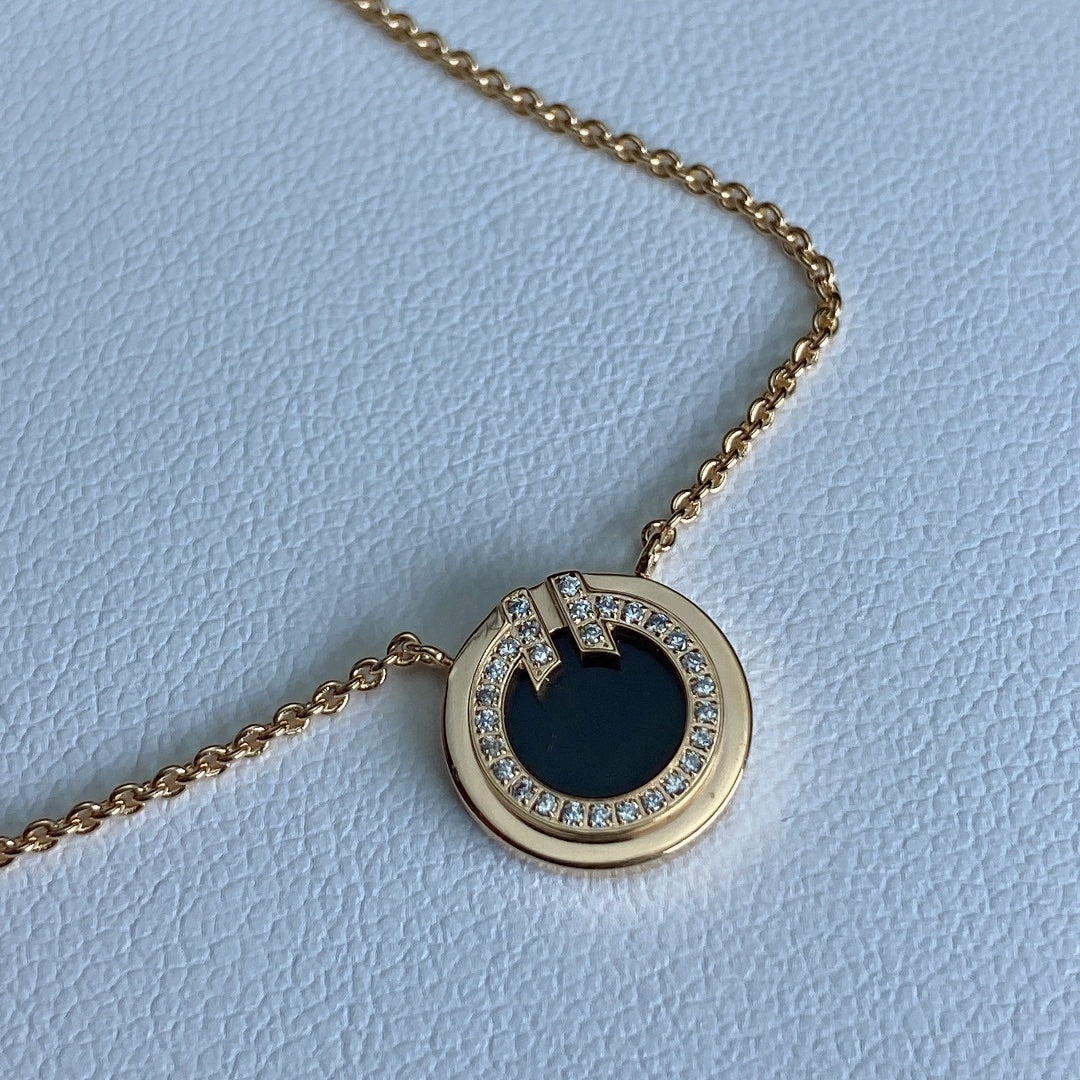 [Eterna Jewels]T DIAMOND CIRCLE PEDANT NECKLACE