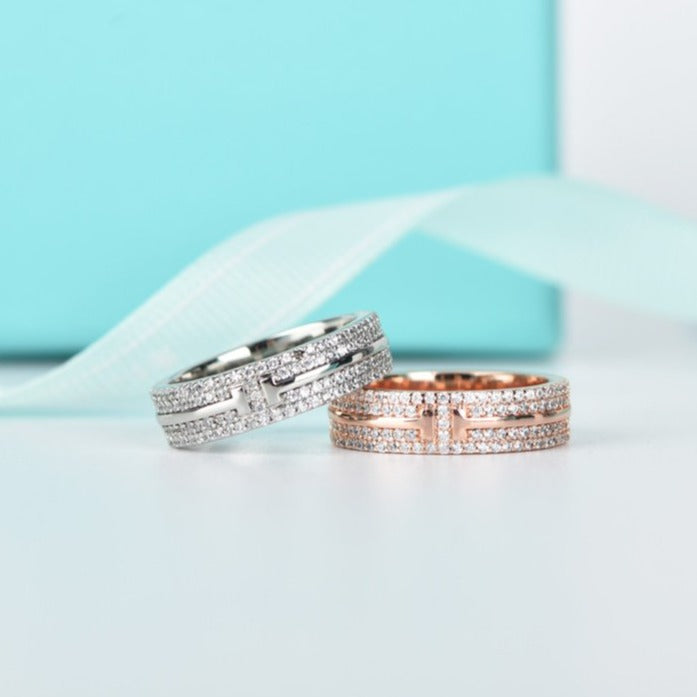 [Eterna Jewels]T WIRE DIAMOND RING