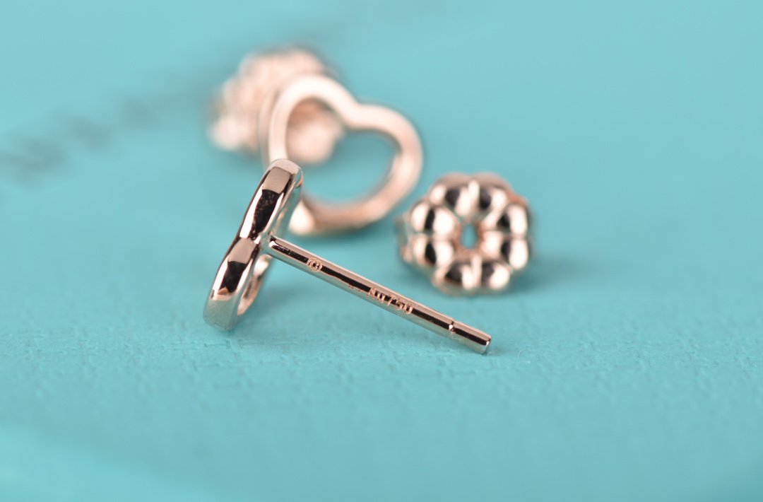[Eterna Jewels]OPEN HEART STUD EARRINGS