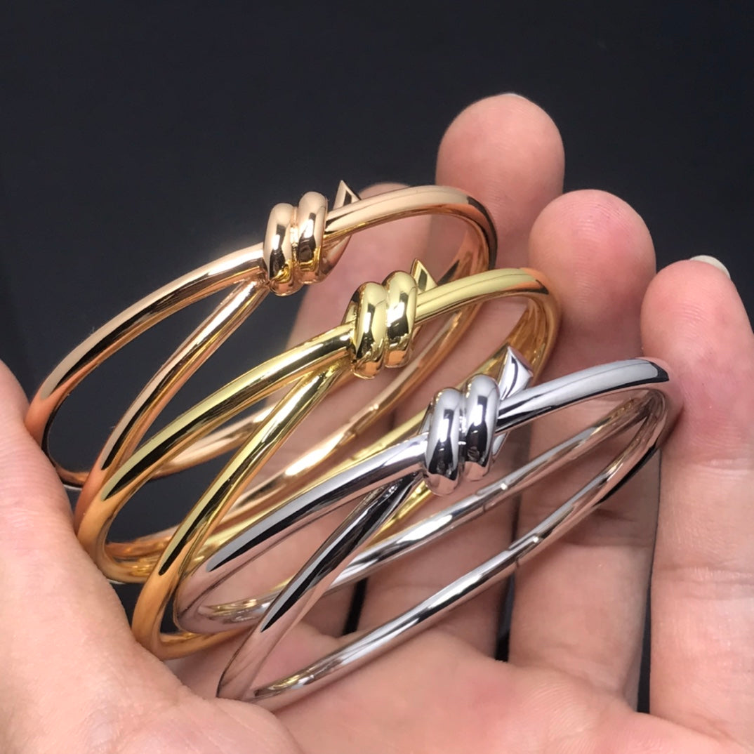 [Eterna Jewels]KNOT DOUBLE ROWS BRACELET