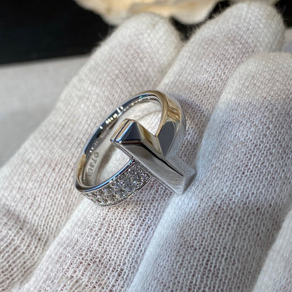 [Eterna Jewels]T WIRE MEDIUM DIAMOND RING