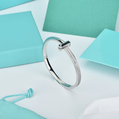 [Eterna Jewels]WIDE DIAMONDS HINGED BANGLE