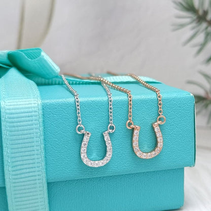 [Eterna Jewels]U PEDANT DIAMOND NECKLACE