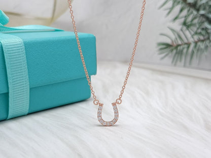 [Eterna Jewels]U PEDANT DIAMOND NECKLACE