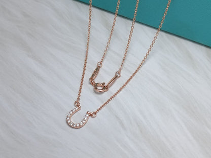 [Eterna Jewels]U PEDANT DIAMOND NECKLACE