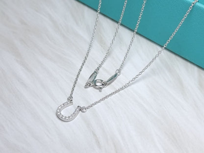 [Eterna Jewels]U PEDANT DIAMOND NECKLACE