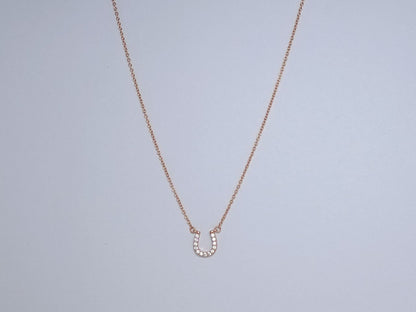 [Eterna Jewels]U PEDANT DIAMOND NECKLACE