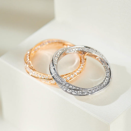 [Eterna Jewels]SPIRAL DIAMOND RING