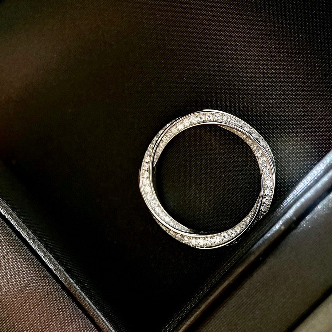 [Eterna Jewels]SPIRAL DIAMOND RING