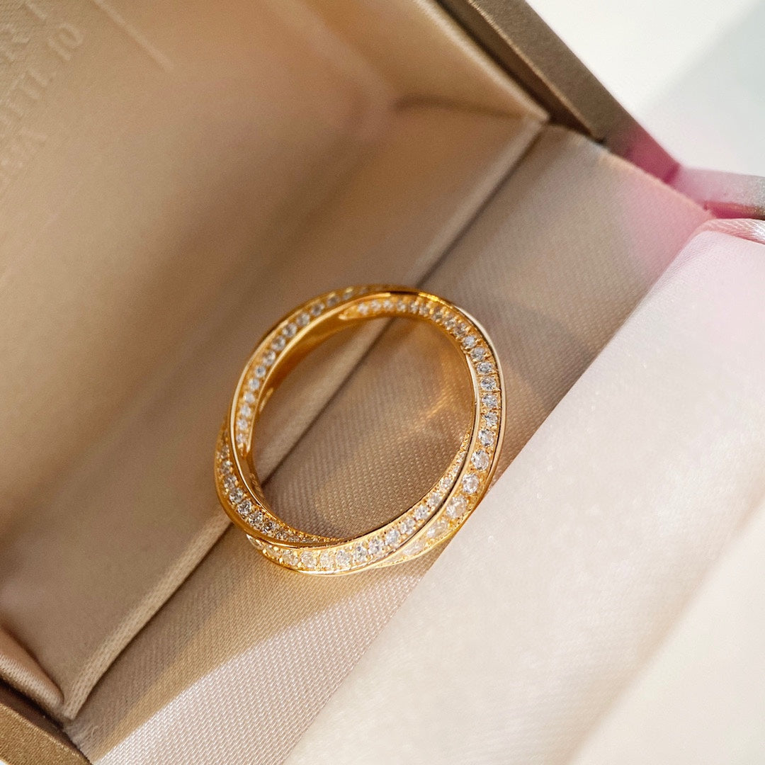 [Eterna Jewels]SPIRAL DIAMOND RING