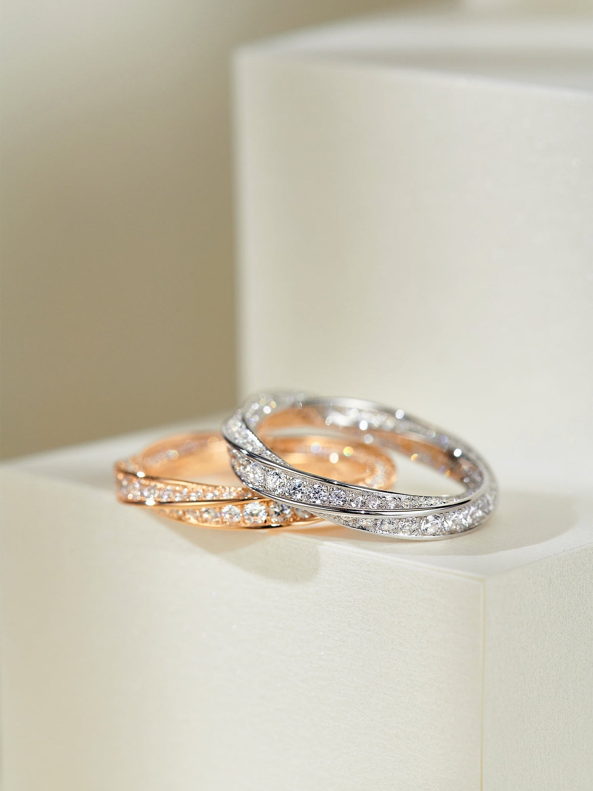 [Eterna Jewels]SPIRAL DIAMOND RING