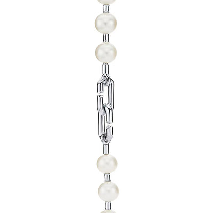 [Eterna Jewels]HARDWEAR PEARL WRAP NECKLACE