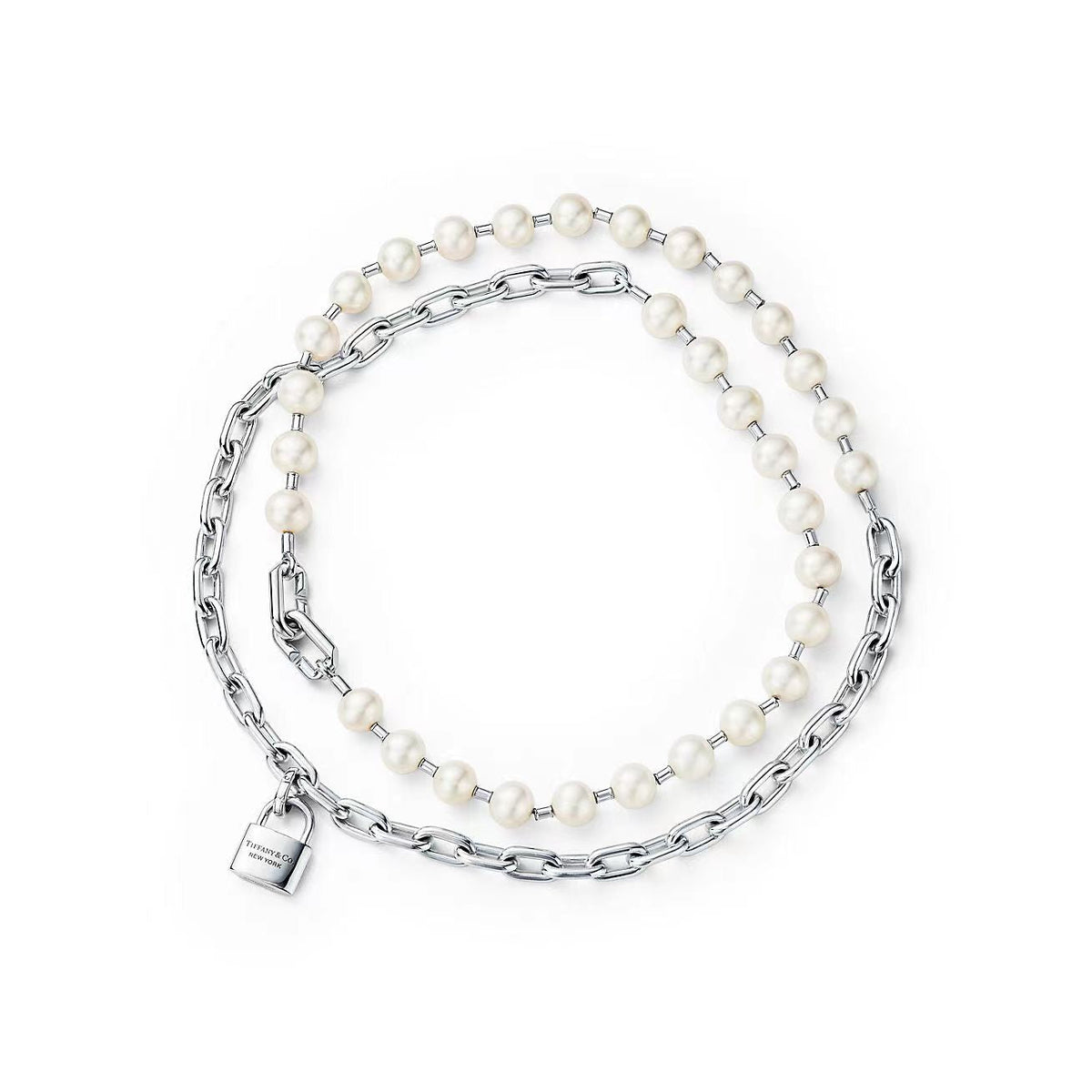 [Eterna Jewels]HARDWEAR PEARL WRAP NECKLACE