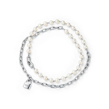 [Eterna Jewels]HARDWEAR PEARL WRAP NECKLACE