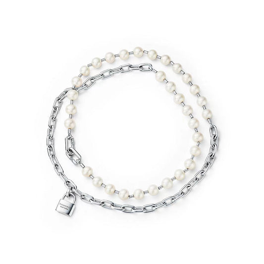 [Eterna Jewels]HARDWEAR PEARL WRAP NECKLACE