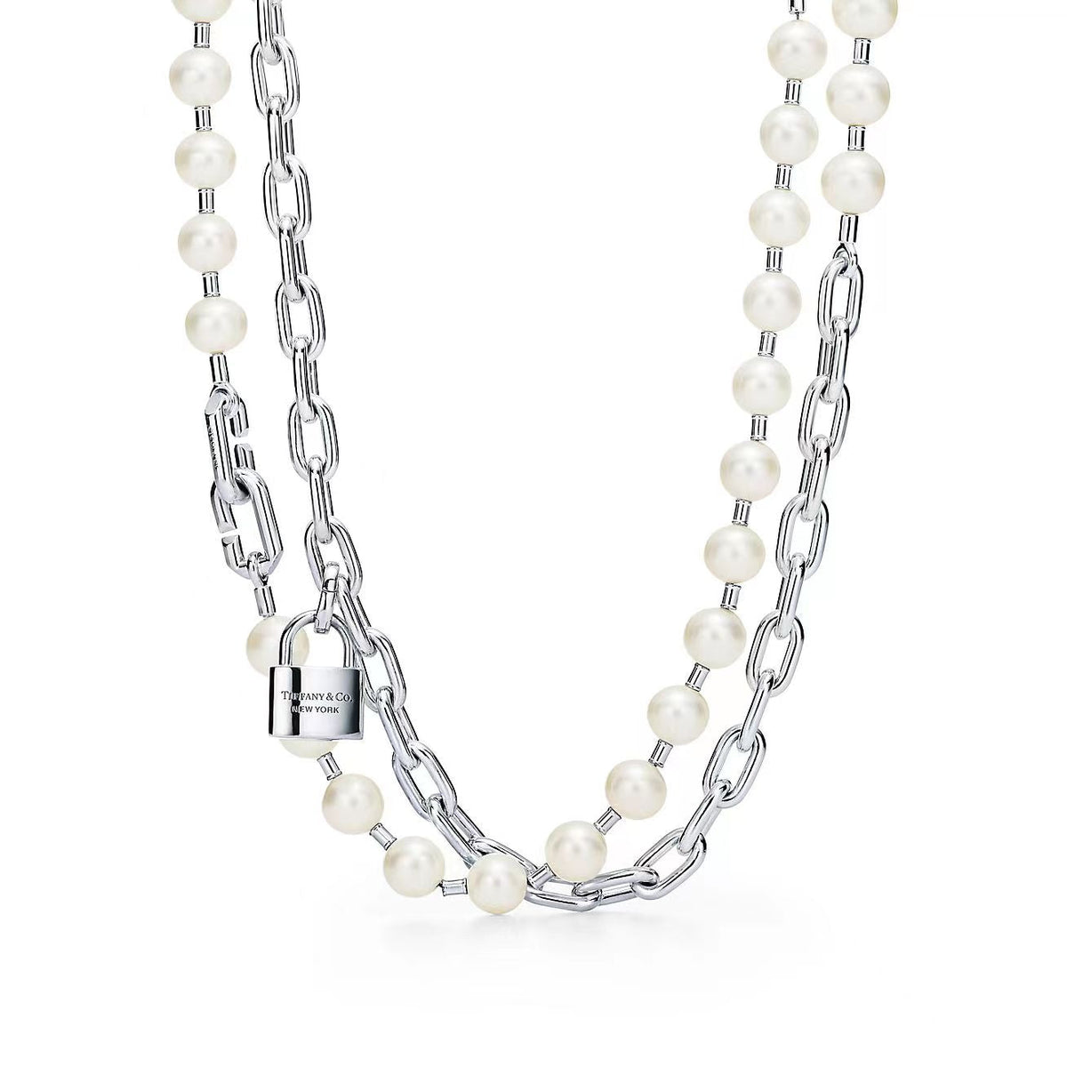[Eterna Jewels]HARDWEAR PEARL WRAP NECKLACE