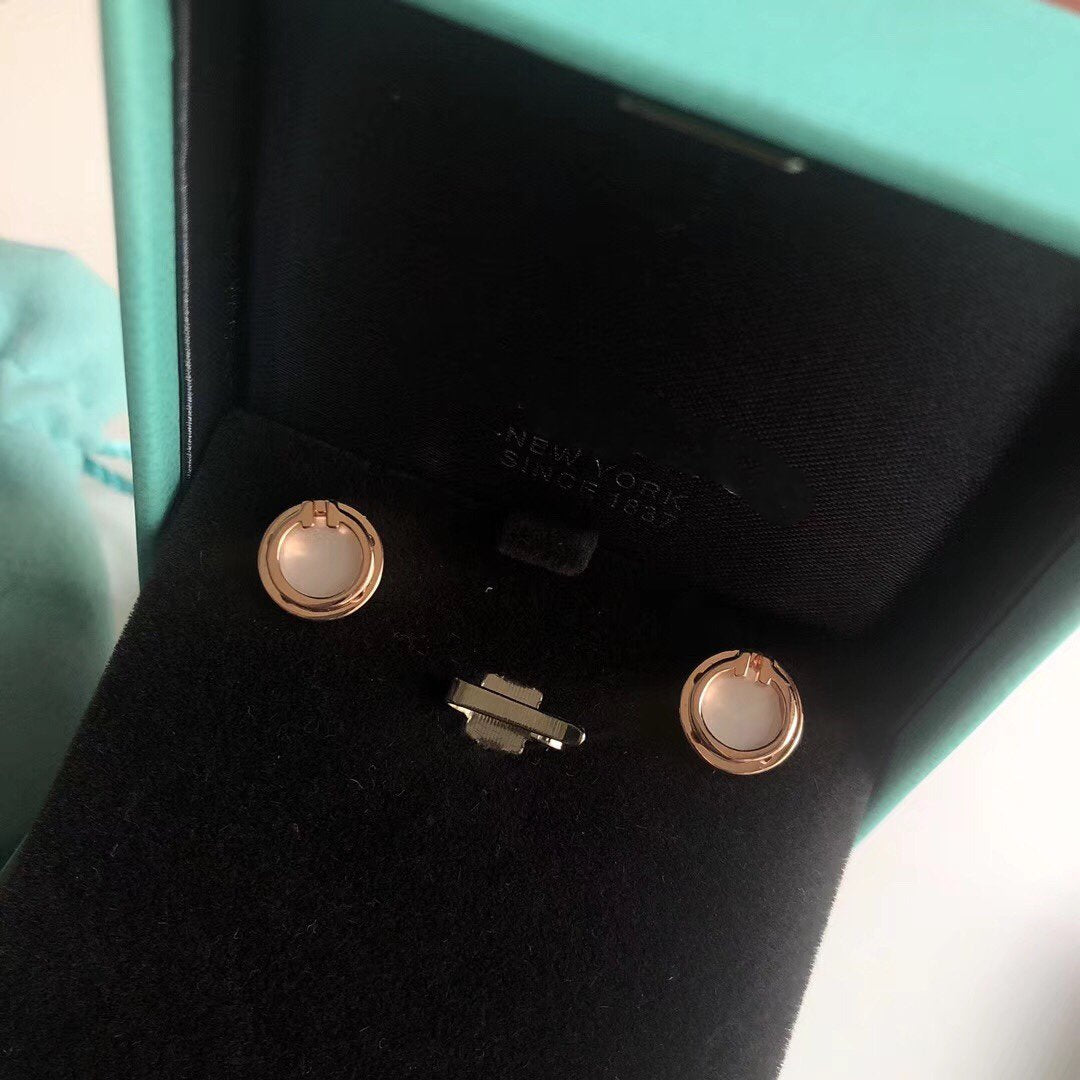 [Eterna Jewels]PEARL CIRCLE EARRINGS MOTHER