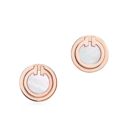[Eterna Jewels]PEARL CIRCLE EARRINGS MOTHER