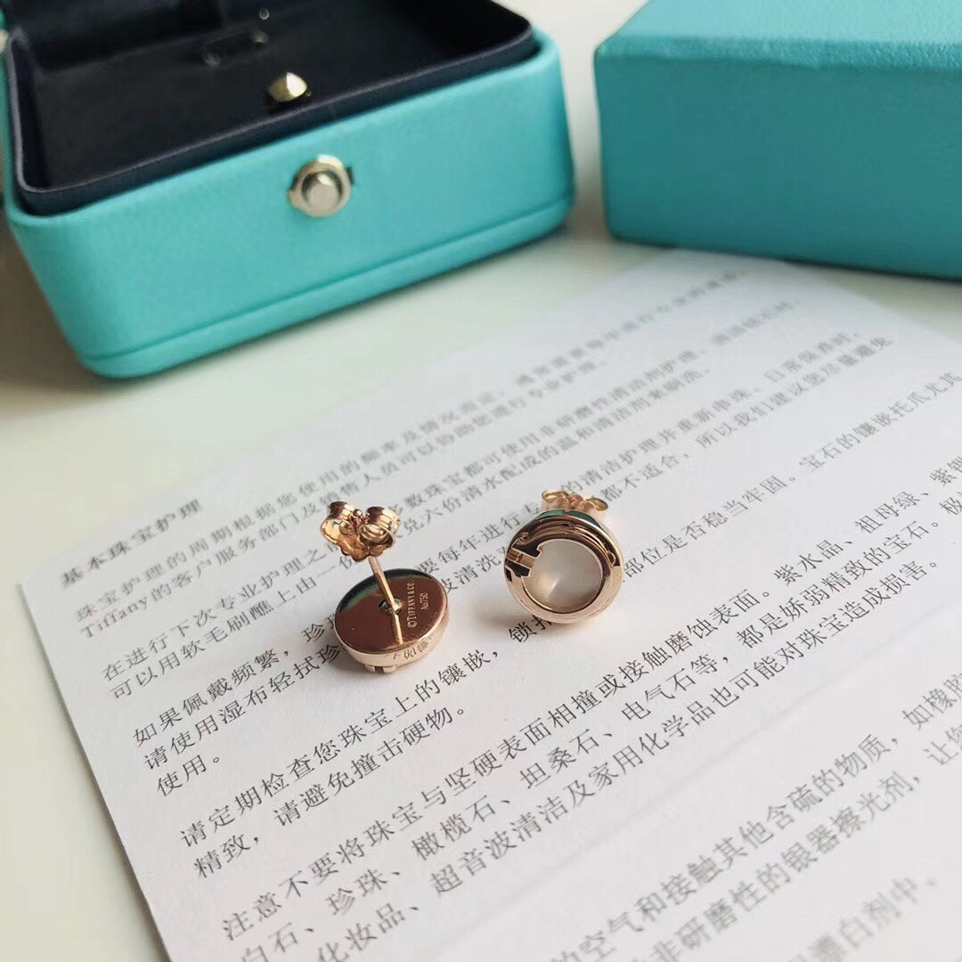 [Eterna Jewels]PEARL CIRCLE EARRINGS MOTHER