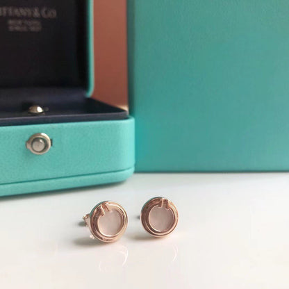 [Eterna Jewels]PEARL CIRCLE EARRINGS MOTHER