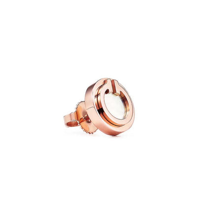 [Eterna Jewels]PEARL CIRCLE EARRINGS MOTHER