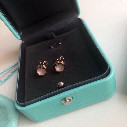 [Eterna Jewels]PEARL CIRCLE EARRINGS MOTHER