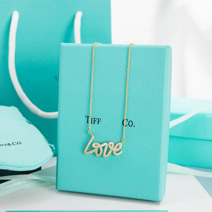 [Eterna Jewels]PALOMA S GRAFFITI LOVE NECKLACE DIAMOND