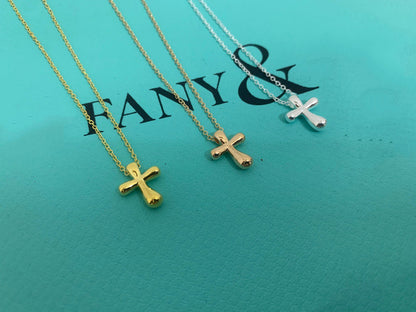 [Eterna Jewels]CROSS PENDANT MINI BARE CROSS NECKLACE