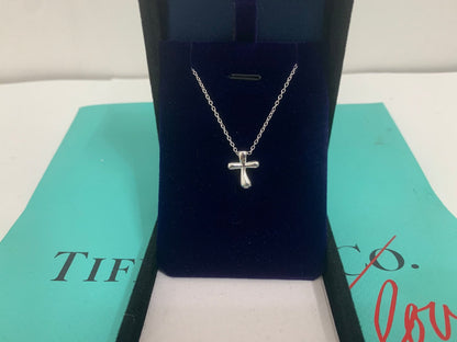 [Eterna Jewels]CROSS PENDANT MINI BARE CROSS NECKLACE