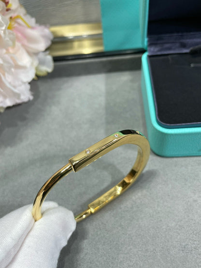 [Eterna Jewels]LOCK BRACELET 8 DIAMOND