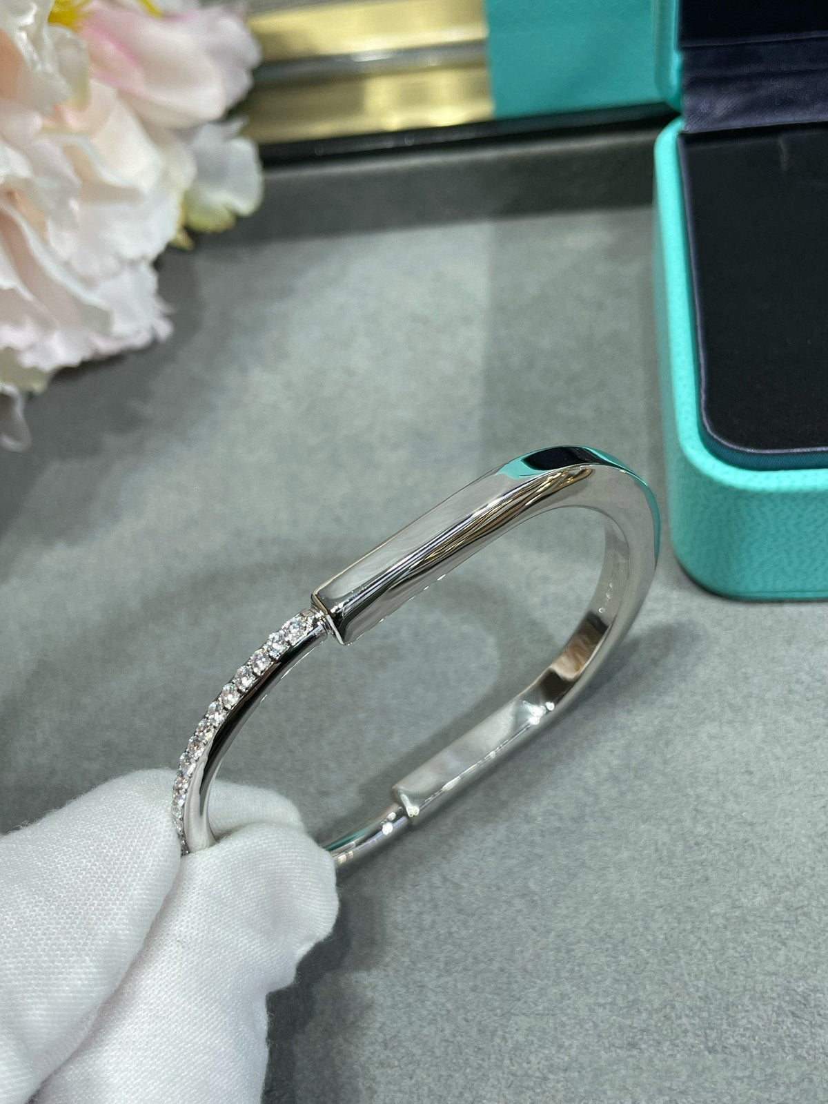 [Eterna Jewels]LOCK BRACELET DIAMOND