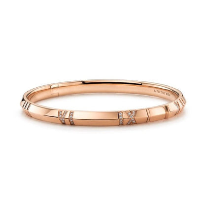 [Eterna Jewels]ATLAS BRACELET 6MM DIAMOND PINK GOLD
