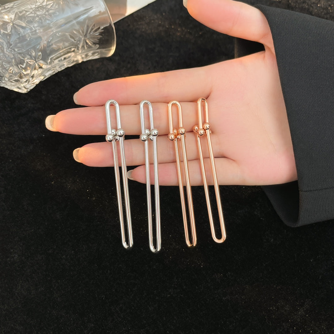 [Eterna Jewels]HARDWEAR LONG DROP EARRINGS
